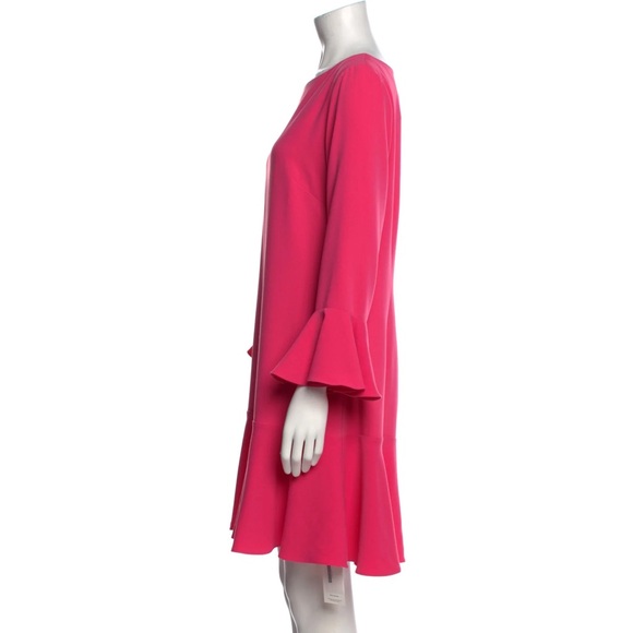 Sail to Sable Pink Long Sleeve Peplum Dress - Picture 6 of 10